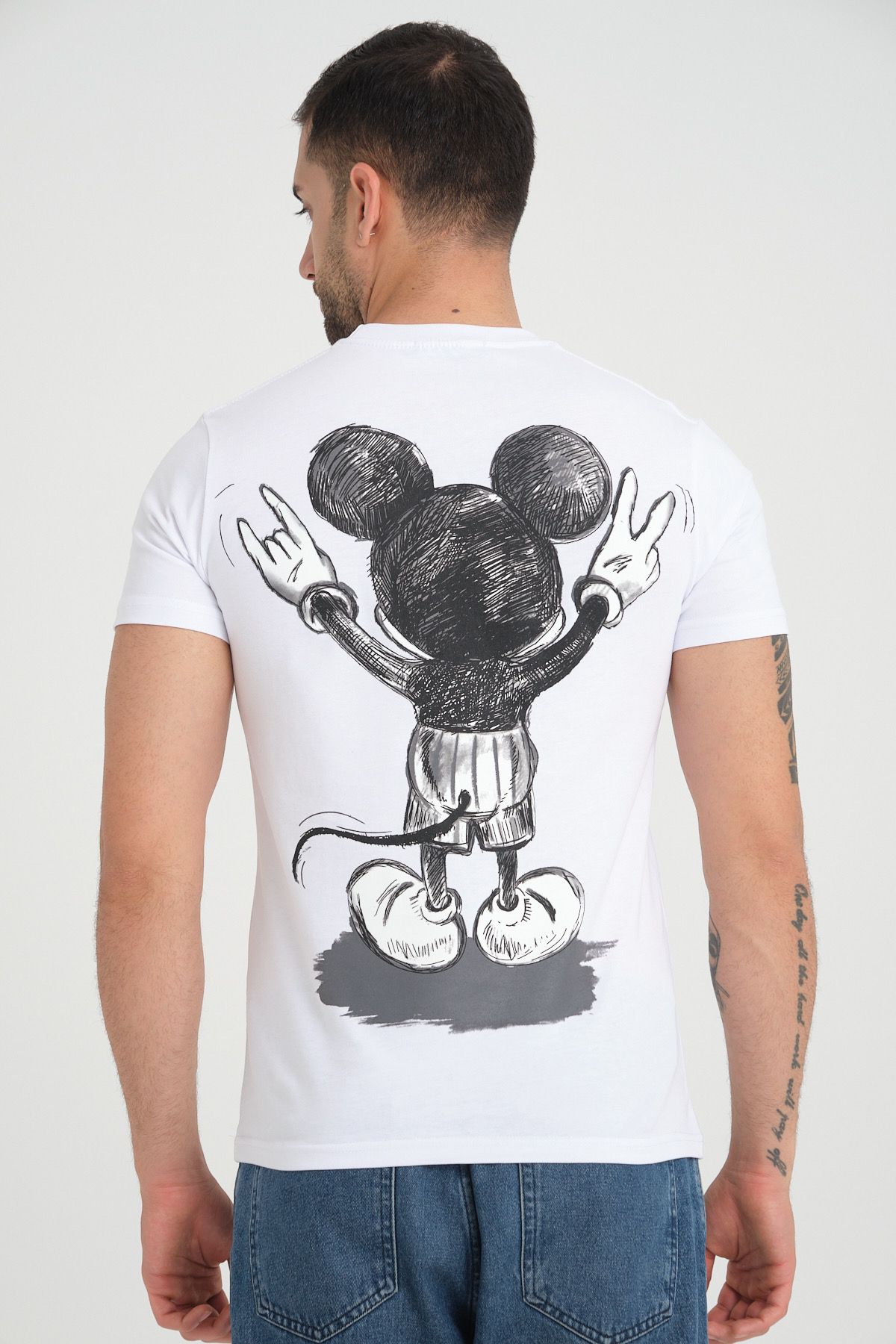 Tee Shirt Mickey Slim Blanc