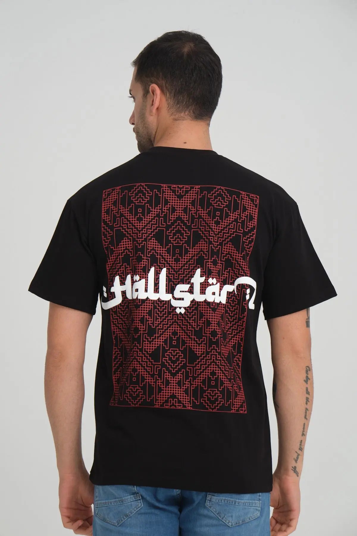 Tee-Shirt Noir Hallstar bonhomme