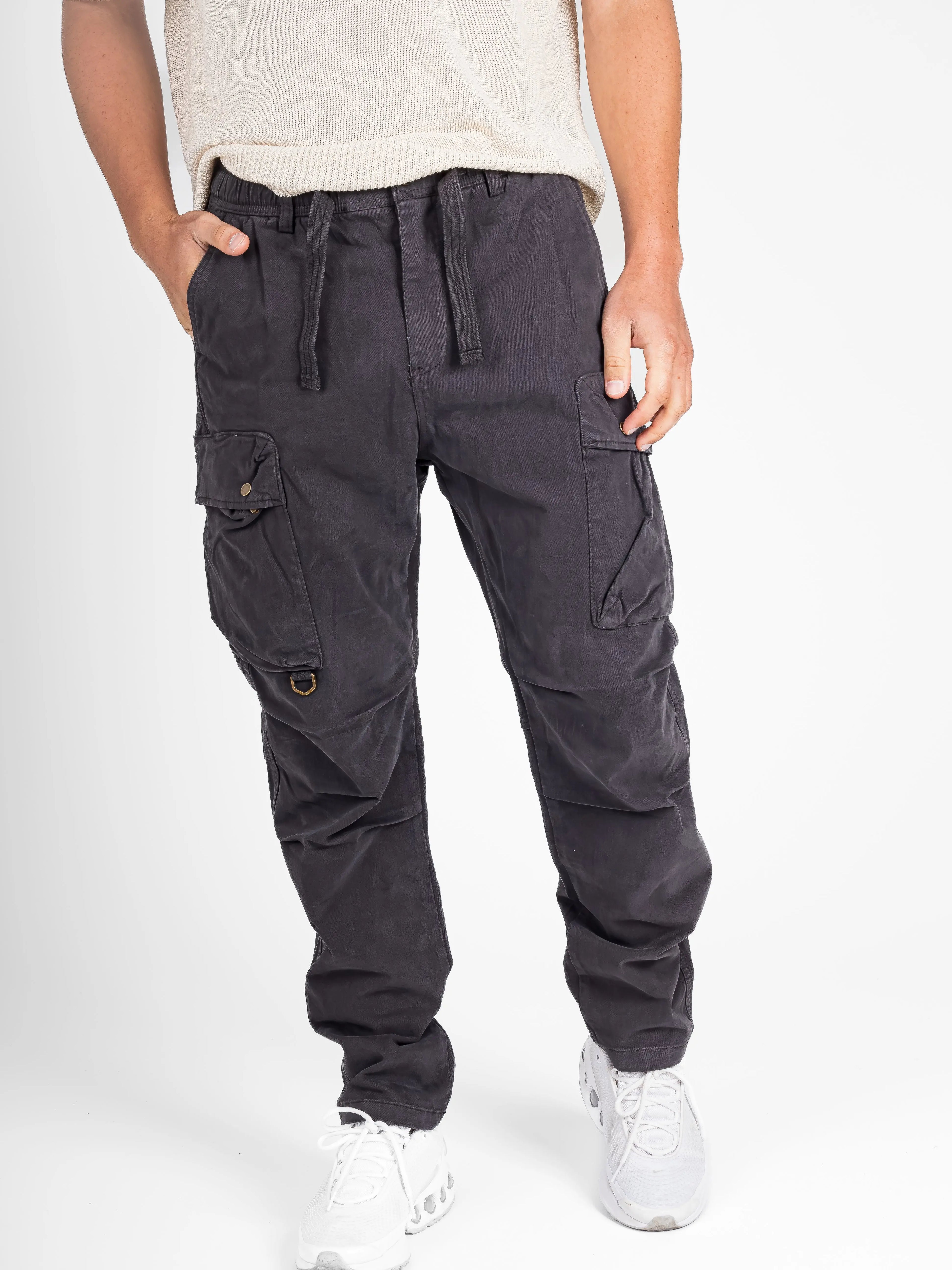 Pantalon Cargo Homme Multi-Poches – Coupe Street Ajustée bonhomme