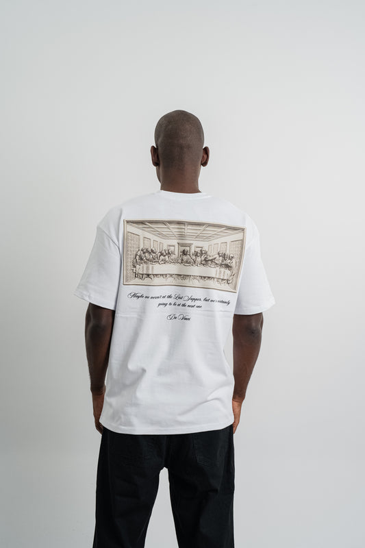 Tee shirt leonardo da vinci Blanc