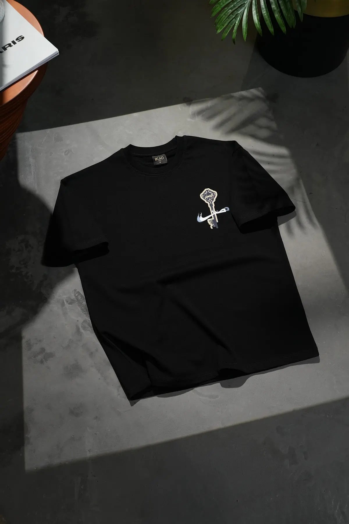 T-shirt Oversize Noir – Key of Sabr "Patience" bonhomme