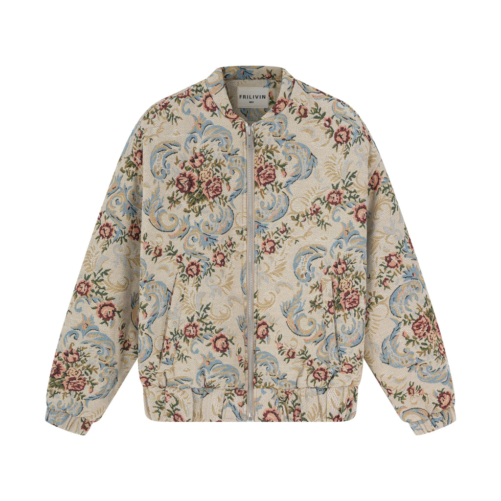 Bombers Floral Beige bonhomme