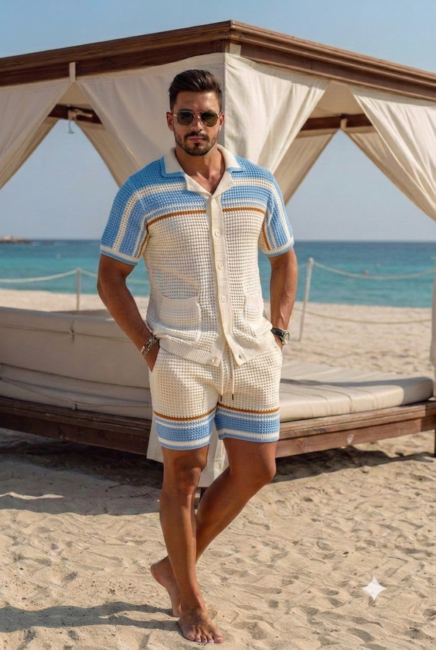 Ensemble Crochet Homme Style Riviera
