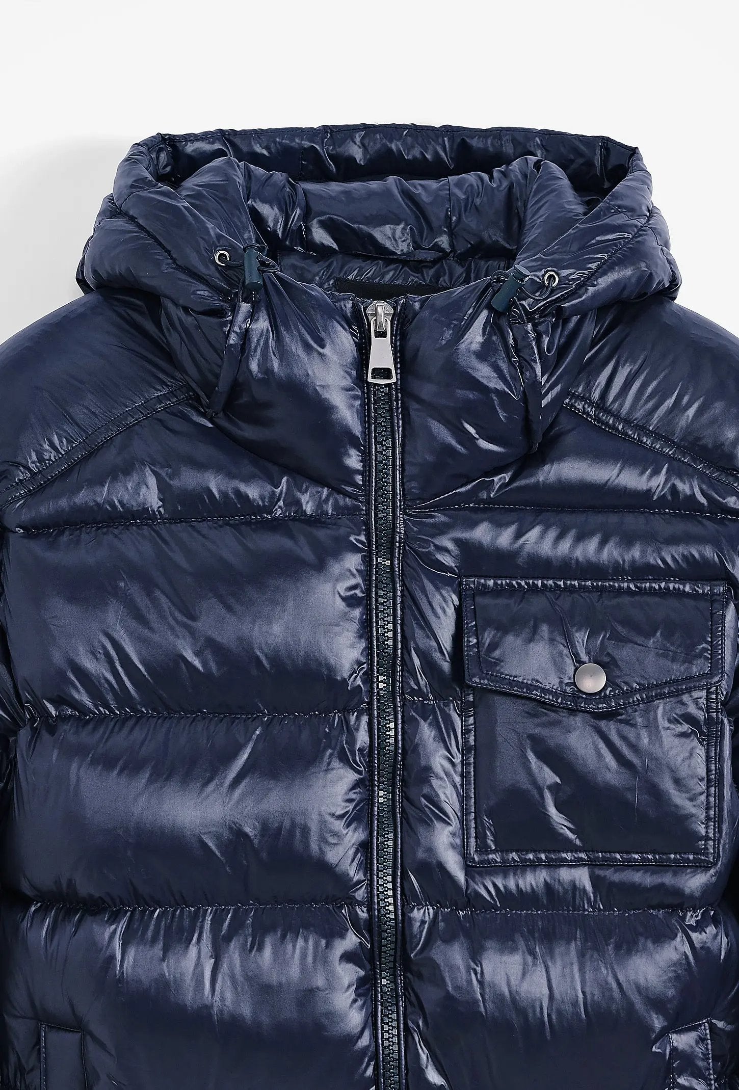 Doudoune Homme Bleu Nuit – Chaude, Légère et Style Streetwear bonhomme