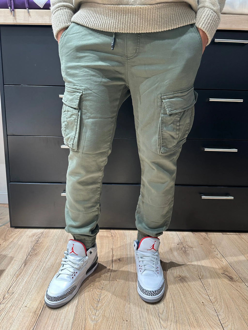 Pantalon Cargo Jogger Kaki bonhomme