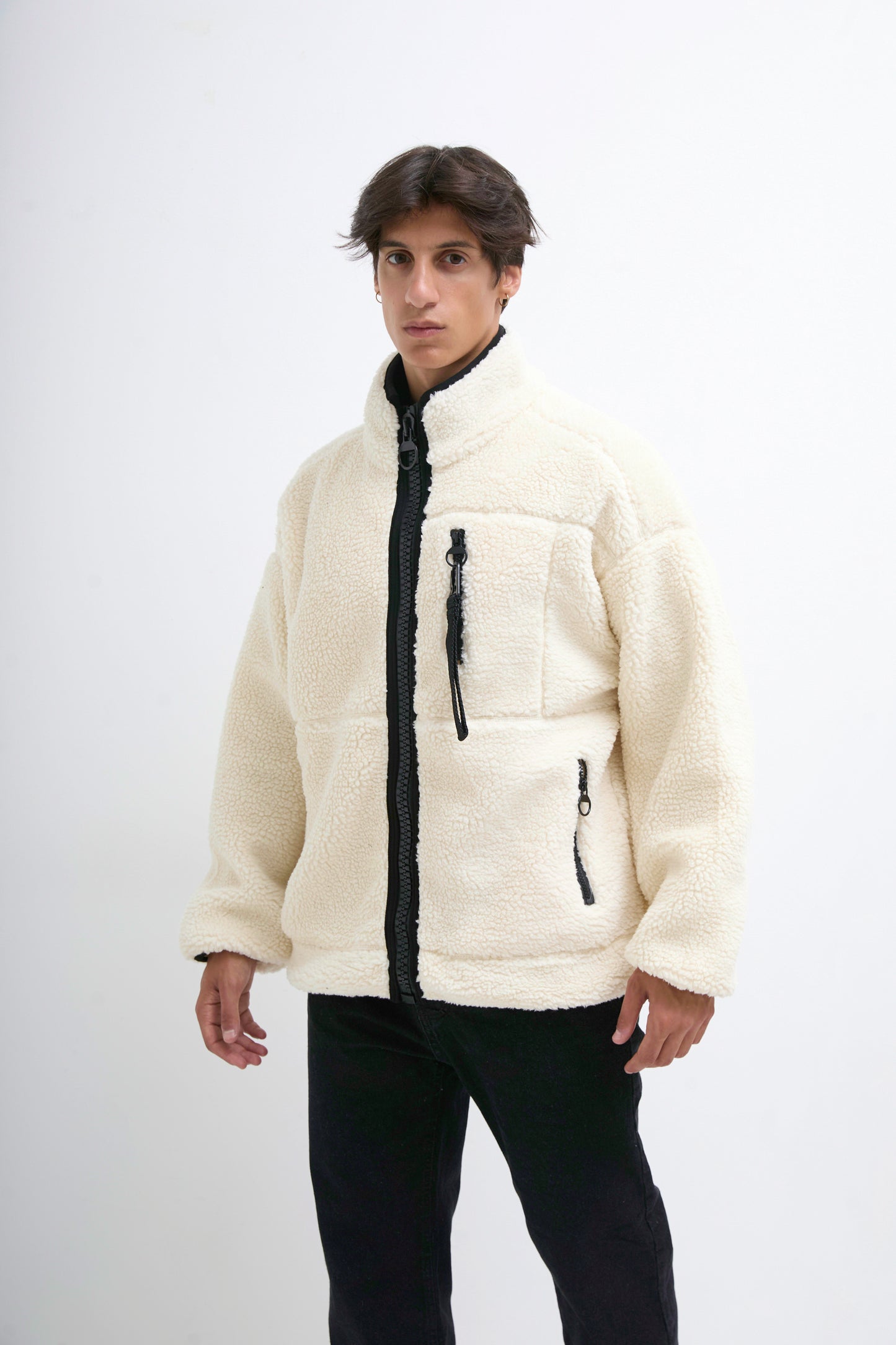 Manteau Homme Moumoute Blanc