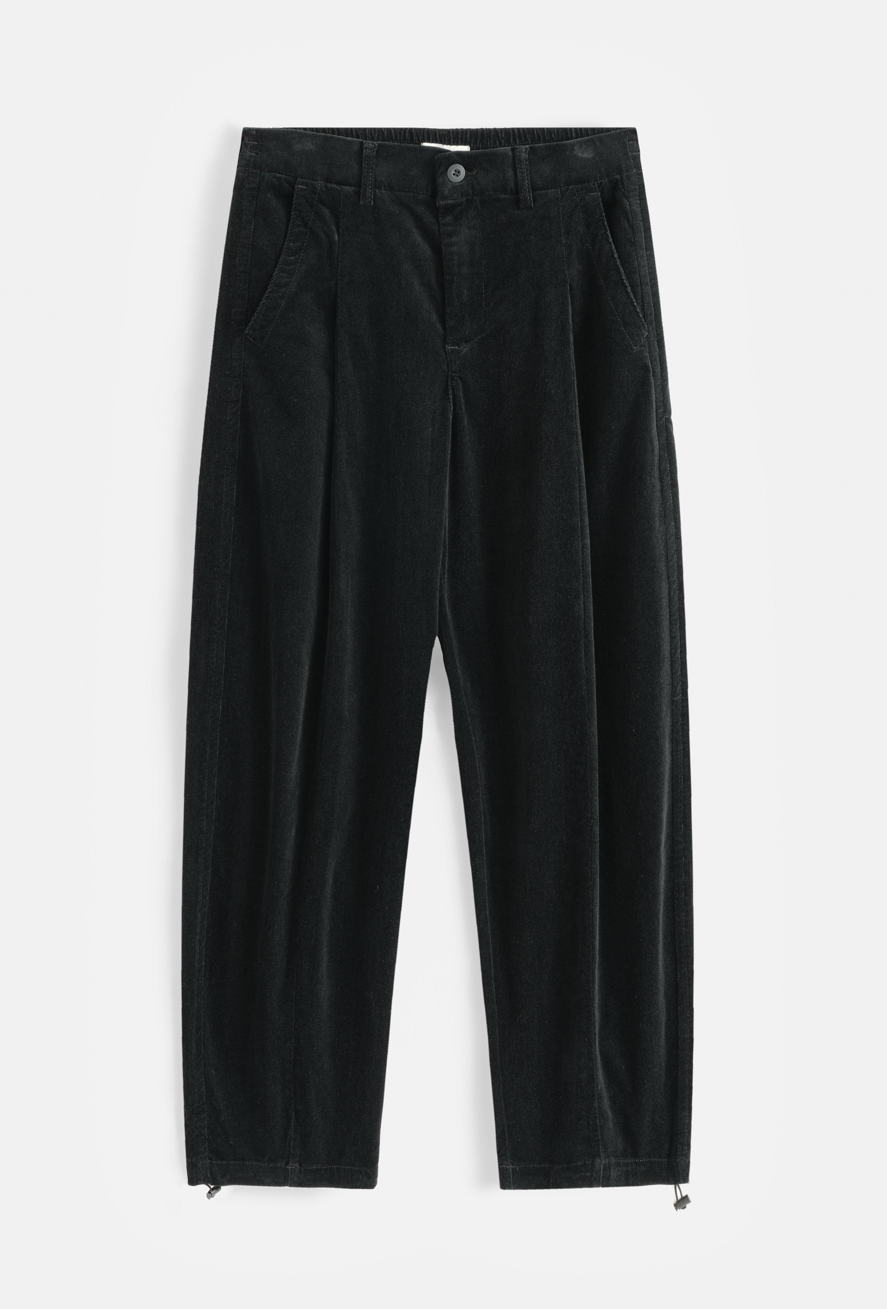 Pantalon baggy barrel en velours côtelé