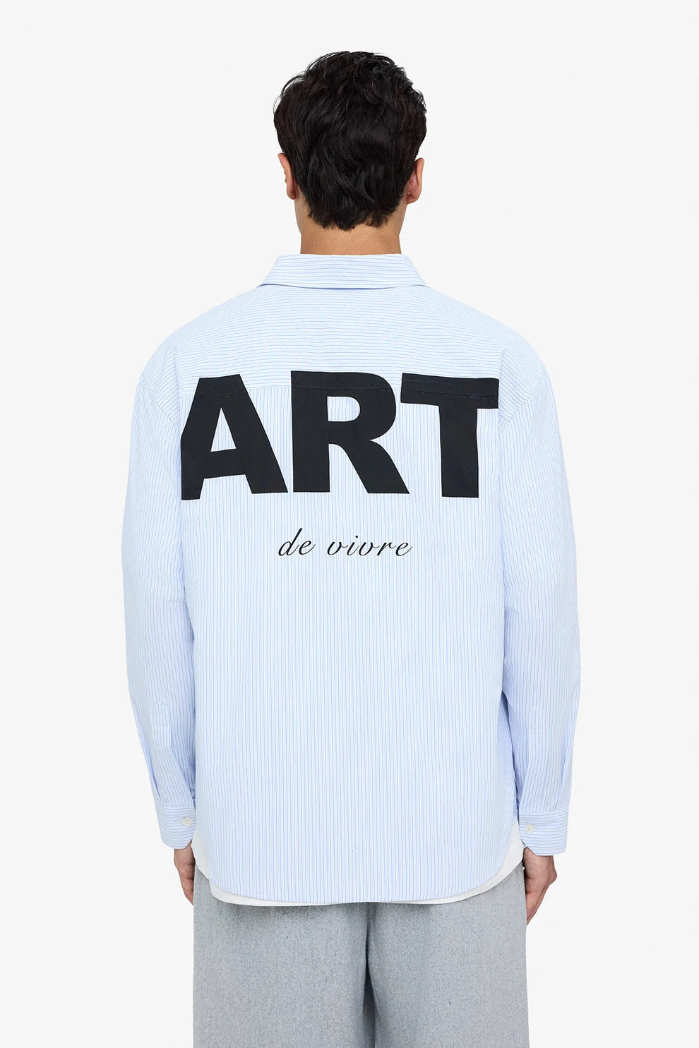 Chemise homme rayée oversize ART de vivre