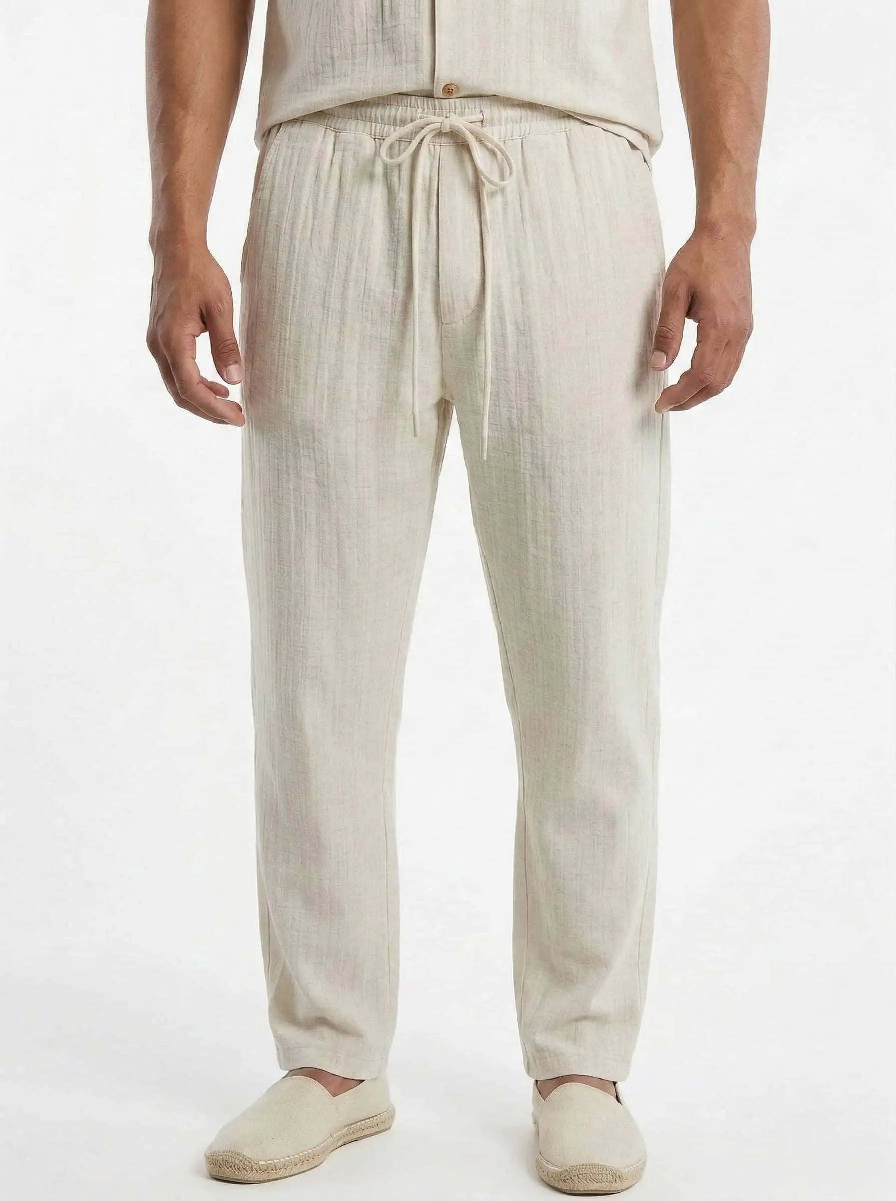 Ensemble chemise et pantalon – Homme en Lin bonhomme