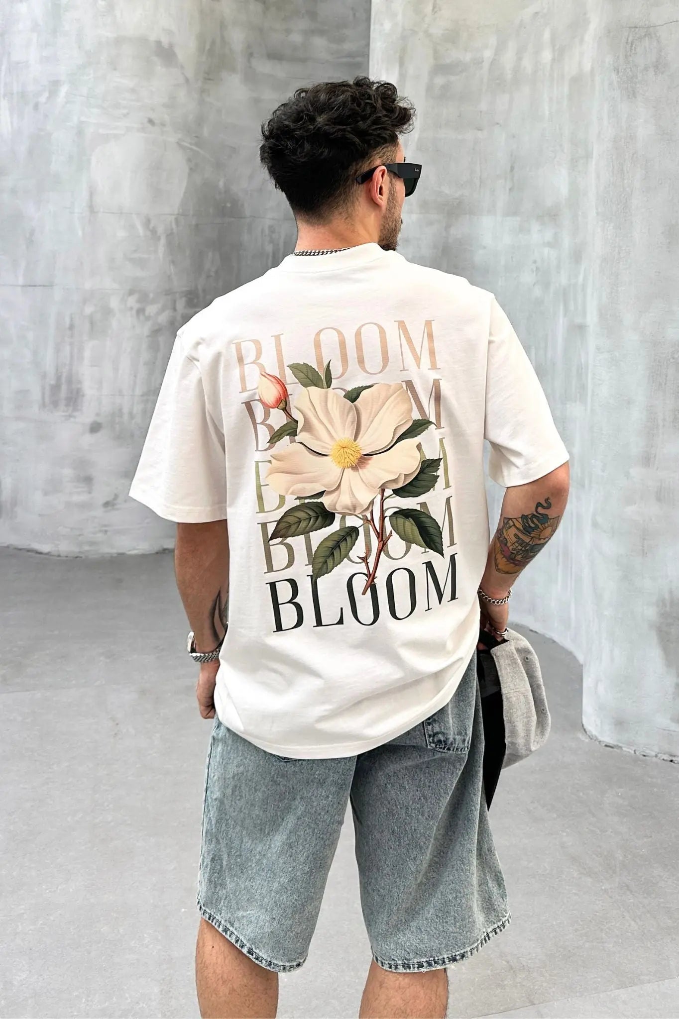 Tee Shirt Bloom Blanc bonhomme