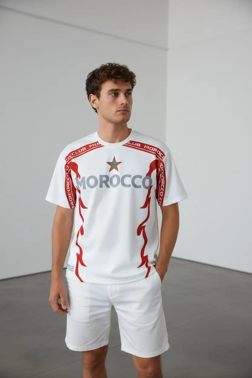 T-shirt Foot Morocco 212 – édition sport street bonhomme