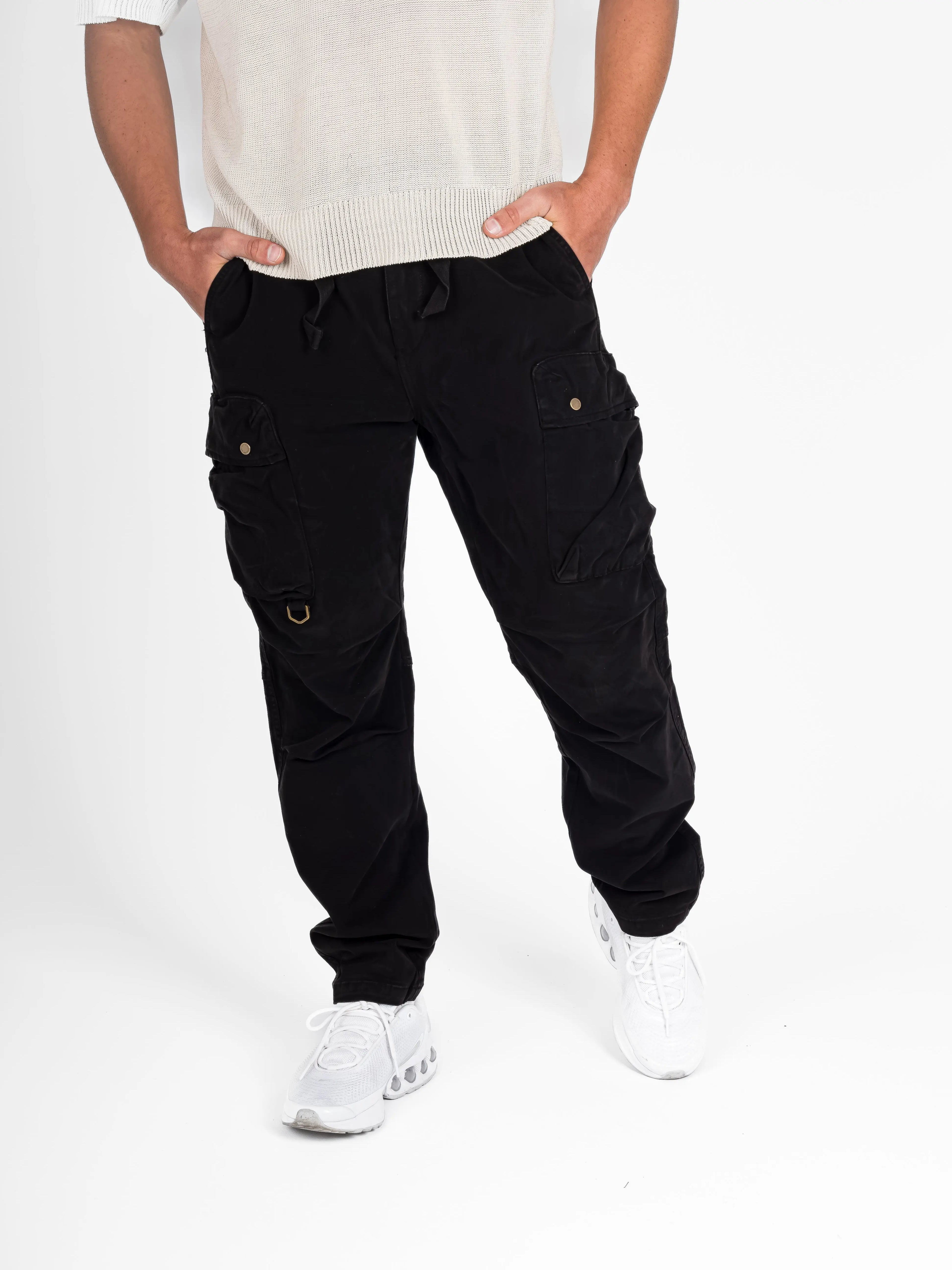 Pantalon Cargo Homme Multi-Poches – Coupe Street Ajustée bonhomme