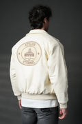 Veste Teddy simili cuir bonhomme