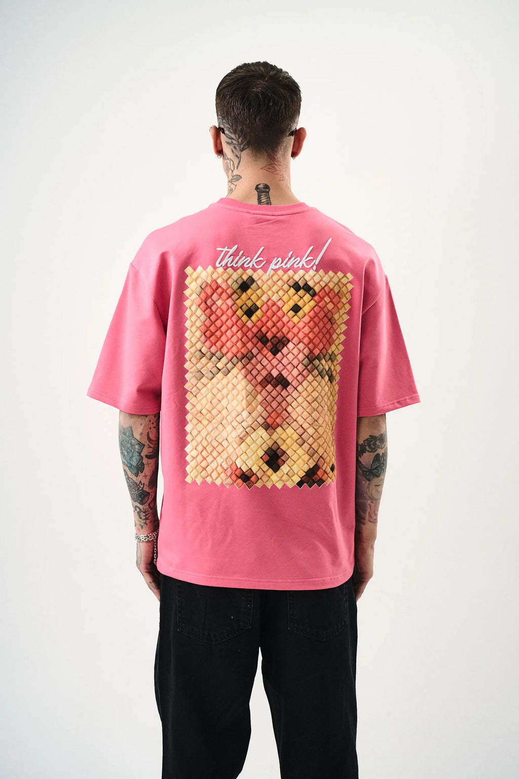Tee Shirt Leo Think Pink Fuchia - bonhomme