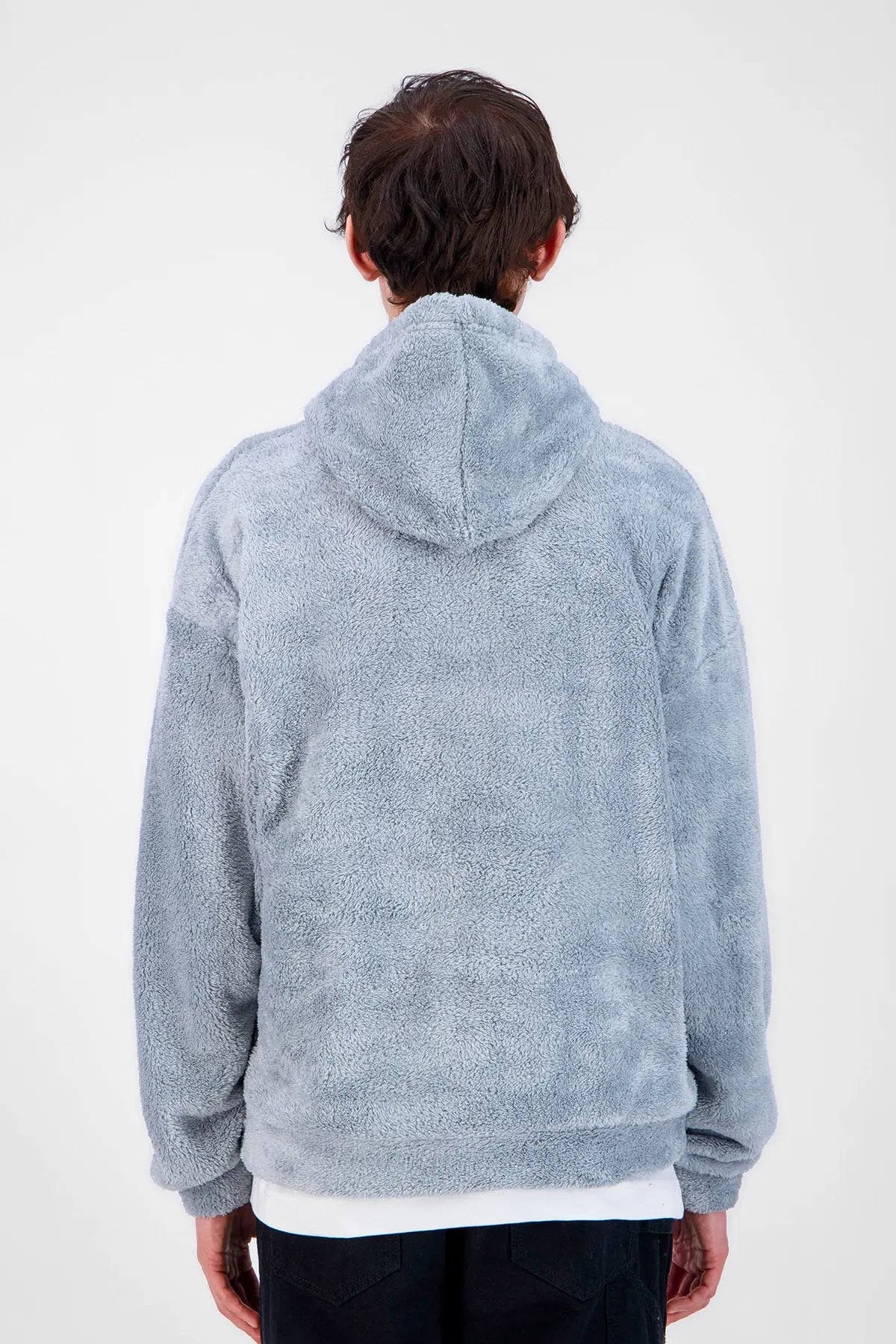 Sweat Moumoute à Capuche Gris Avec Cœur Blanc - bonhomme