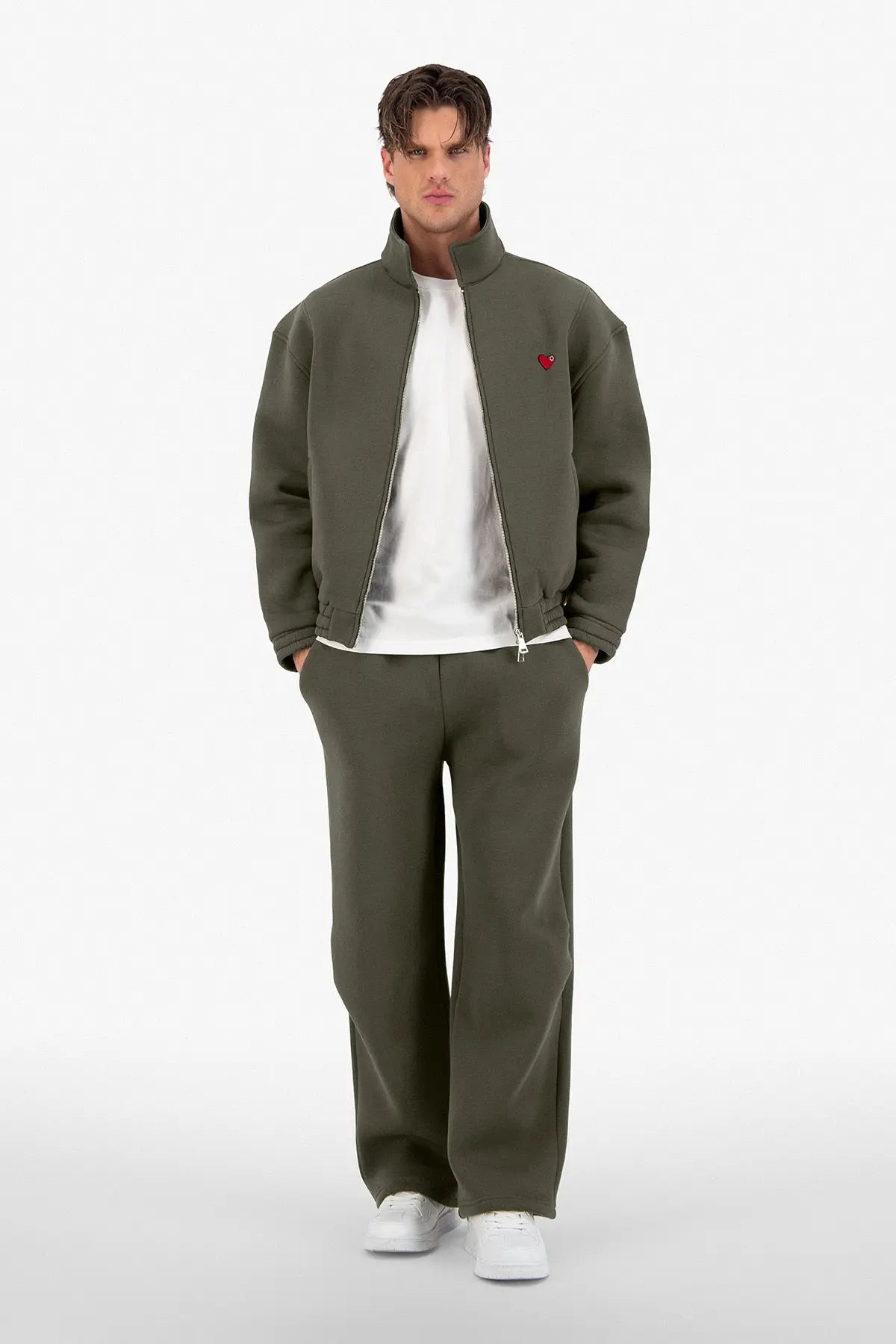 Ensemble Jogging Coeur Veste et Pantalon molleton bonhomme