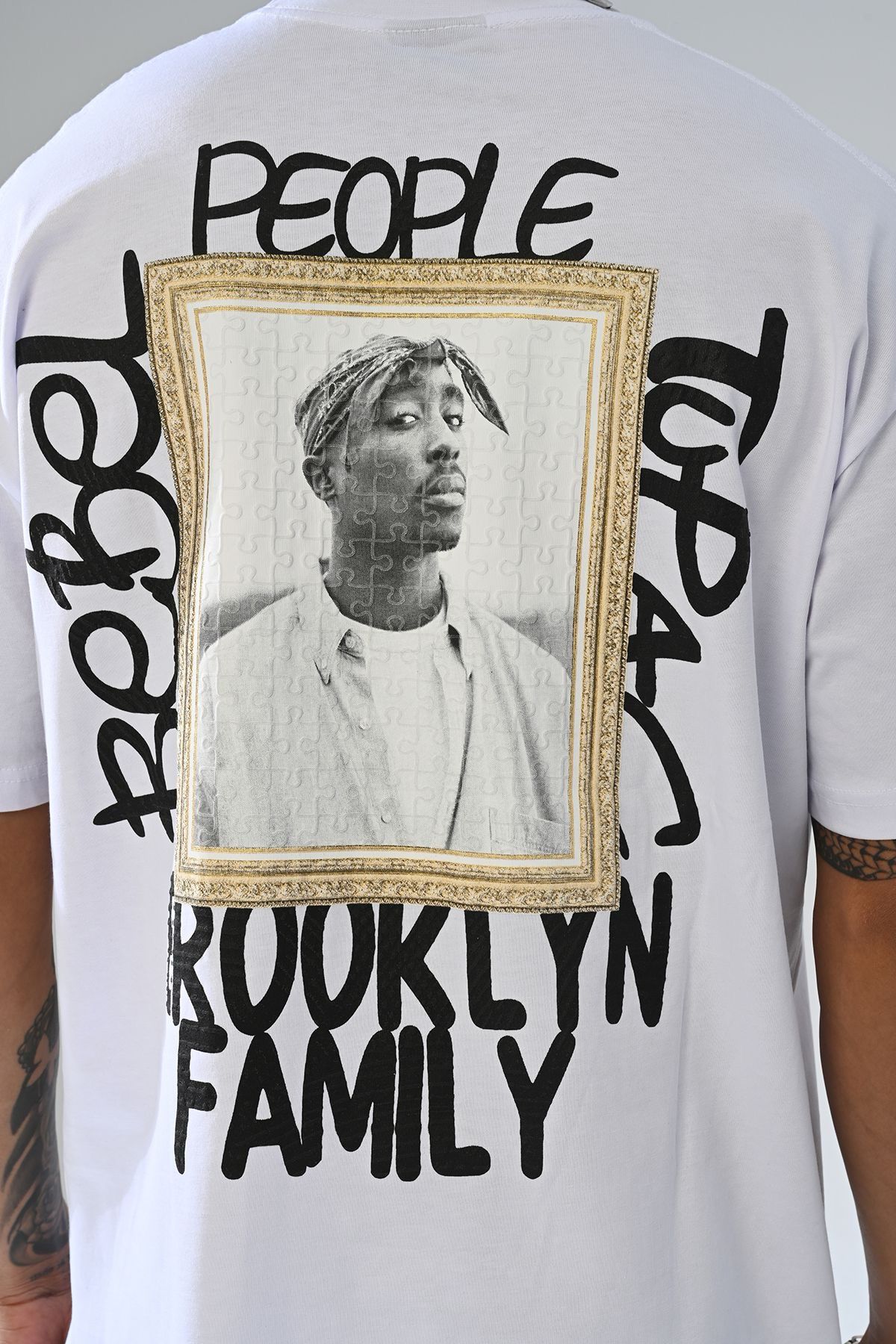 Tee Shirt 2 Pac Blanc People