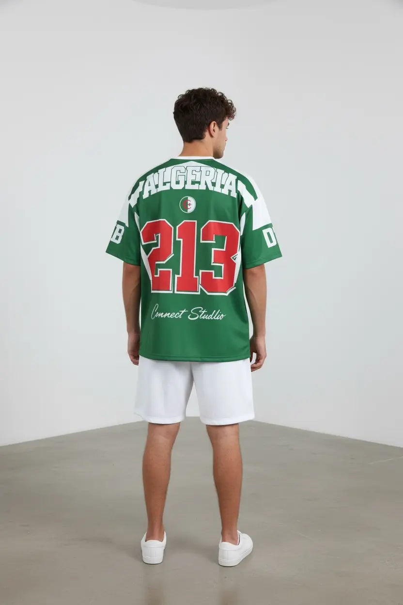 T-shirt Homme Néoprene Algeria Athletic 213 – édition sport street bonhomme