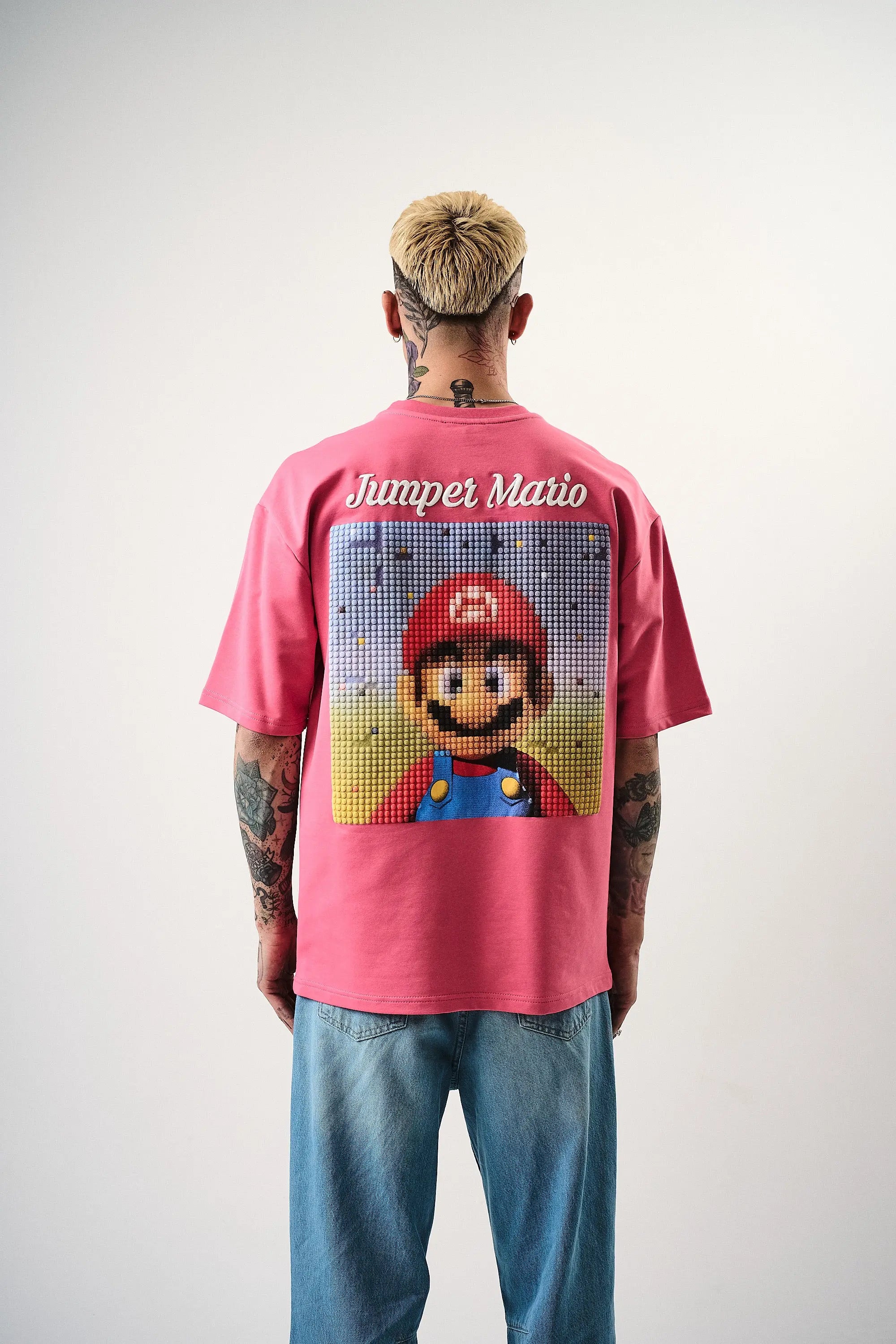 Tee Shirt Jumper Mario Fuchia bonhomme