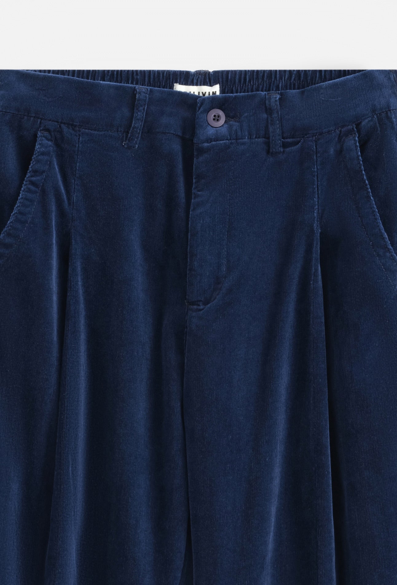 Pantalon baggy barrel en velours côtelé