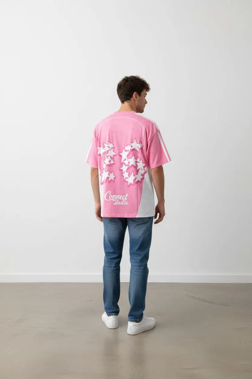 T-shirt Foot Connect Studio – édition graphique bonhomme