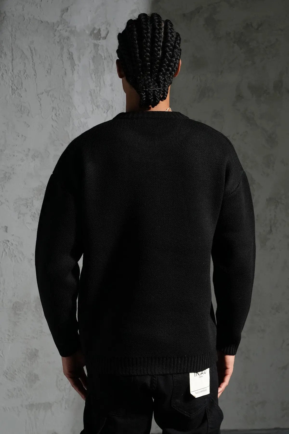 Pull Ikao Lettre C Style Universitaire bonhomme