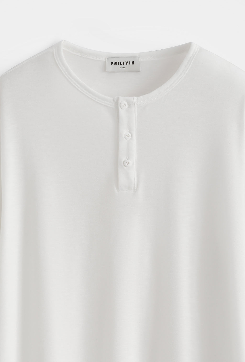 T-shirt Col Tunisien Homme Manches Longues