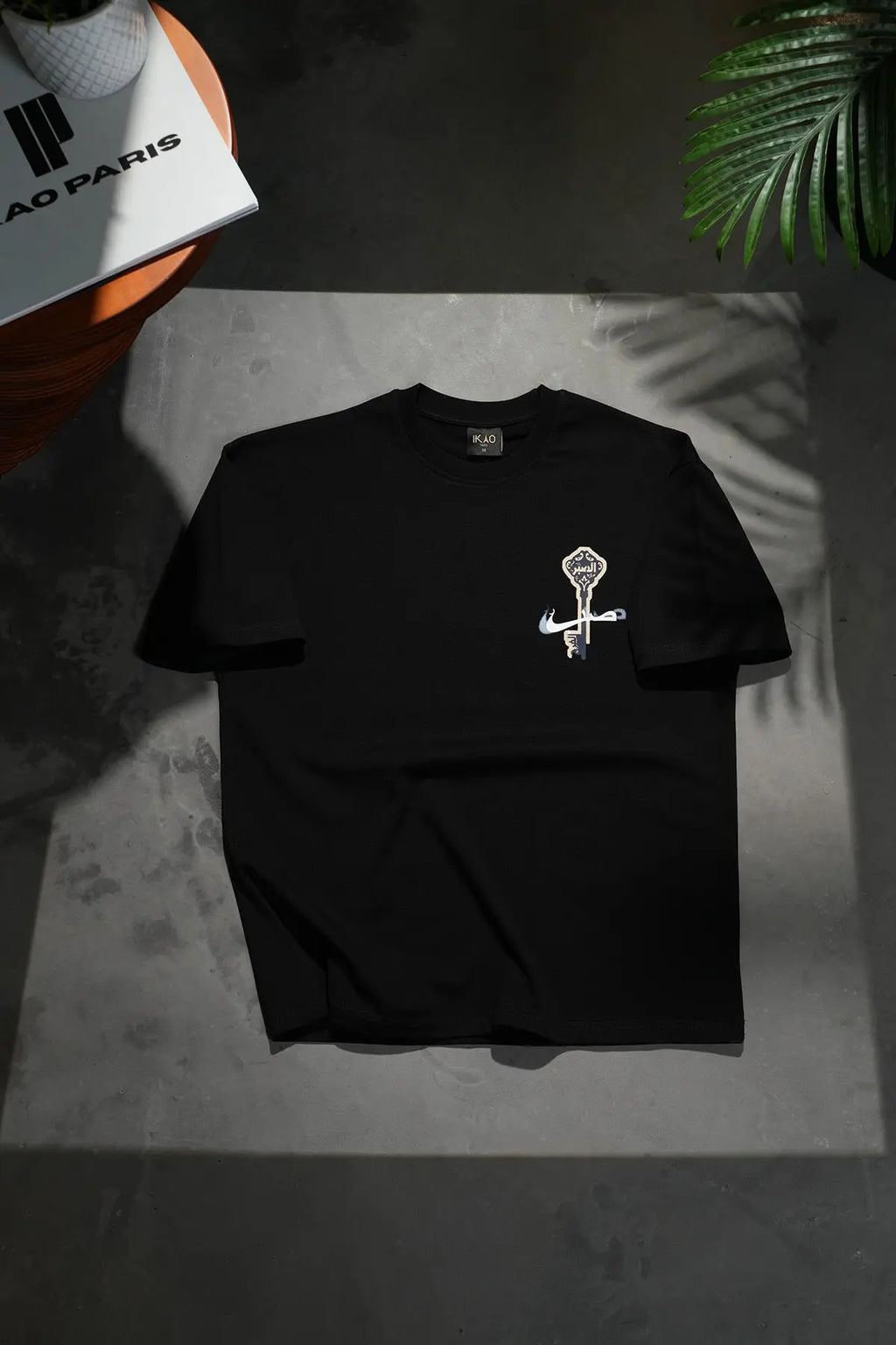 T-shirt Oversize Noir – Key of Sabr "Patience" bonhomme