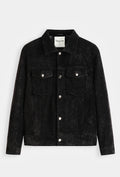 Veste Trucker Chenille Velour Homme