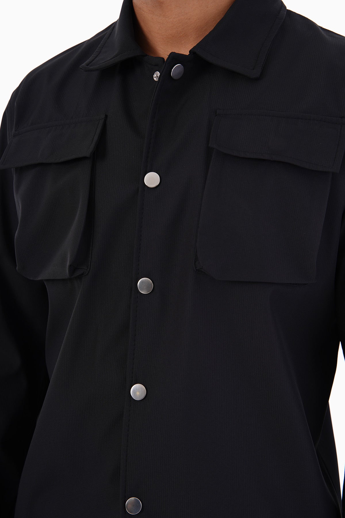 Ensemble Homme Veste et Pantalon Cargo Noir