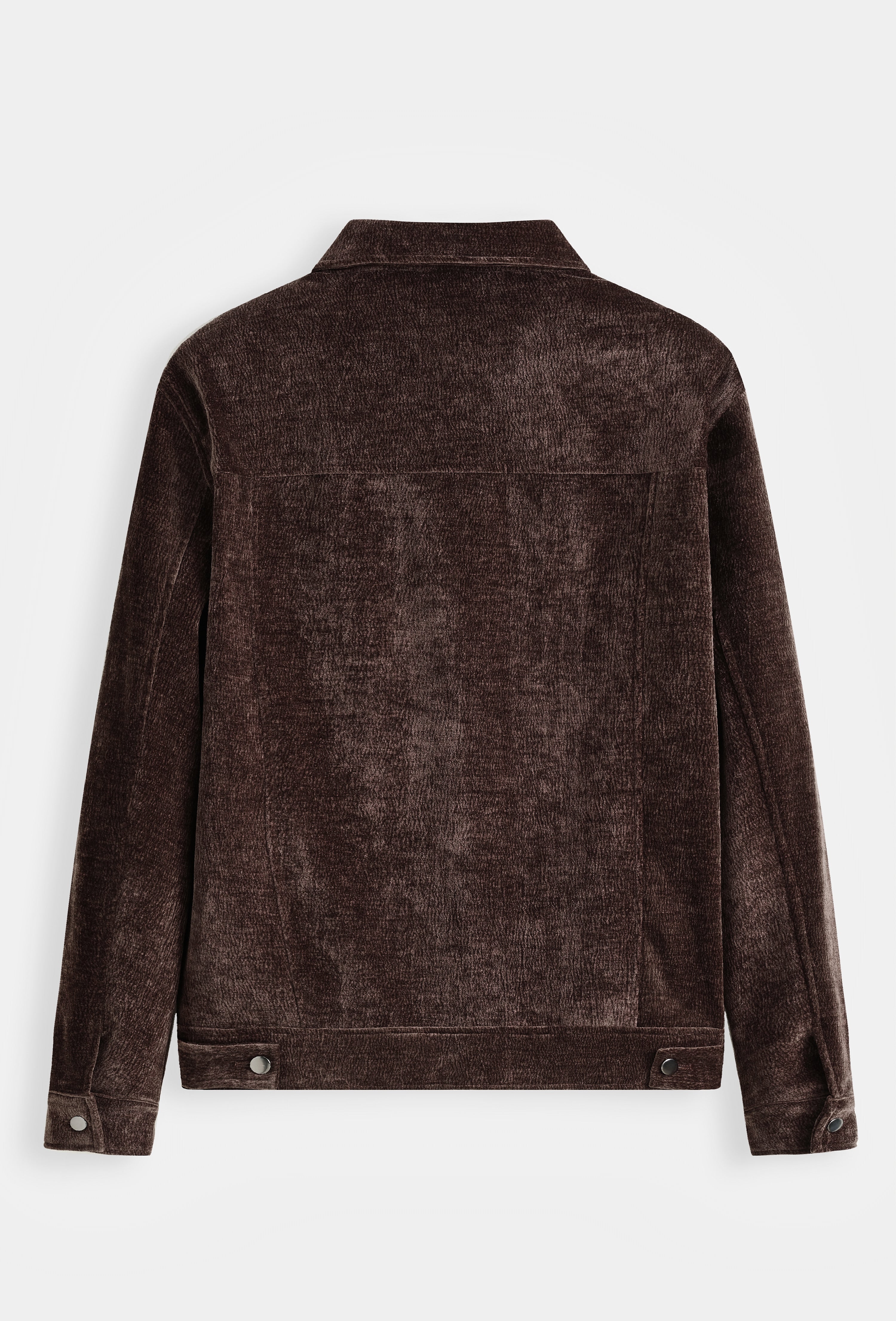 Veste Trucker Chenille Velour Homme