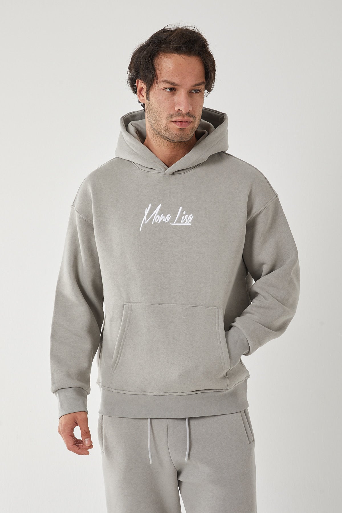 Sweat Capuche Mona Lisa Gris