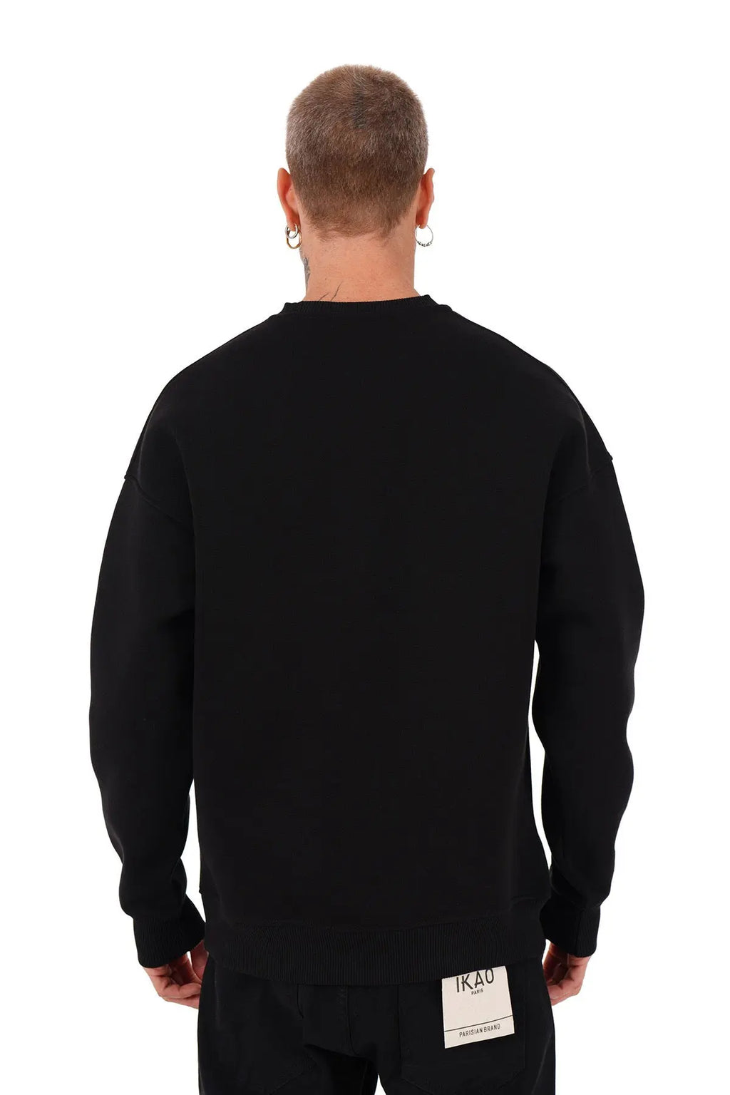 Sweat Noir Aimé bonhomme