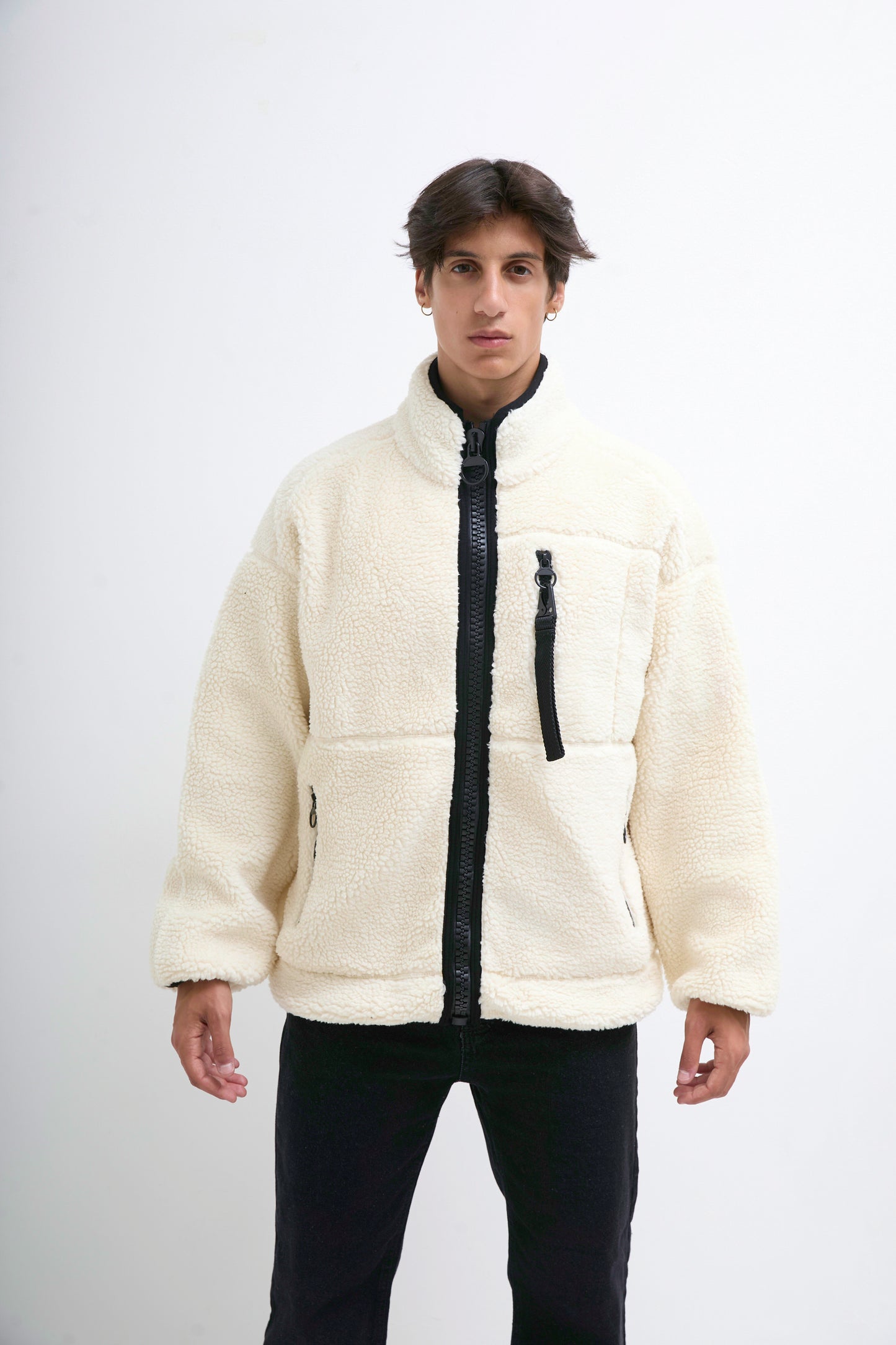 Manteau Homme Moumoute Blanc