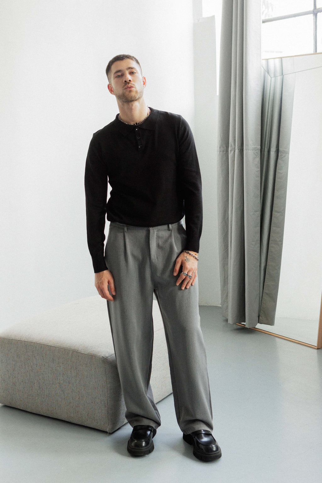Pantalon Homme Coupe Large BAJET à Pinces