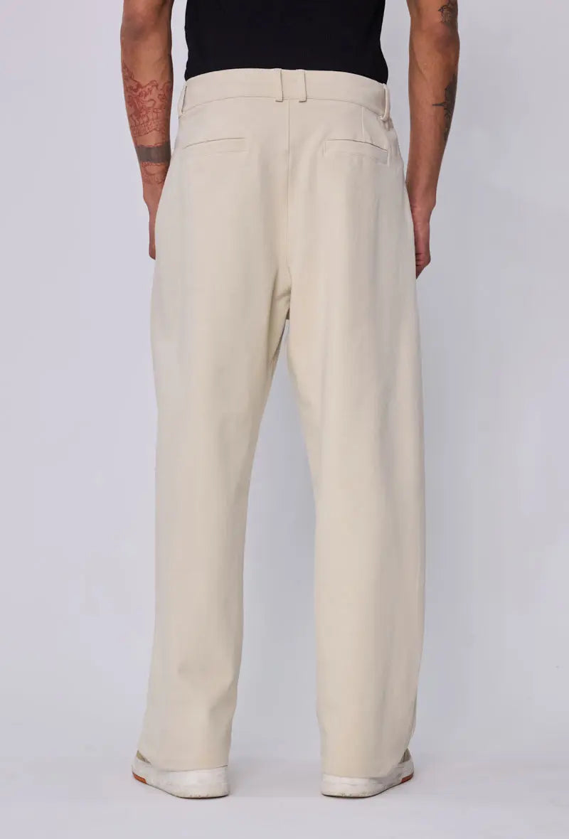 Pantalon Homme coupe fluide à pinces – esprit casual premium bonhomme