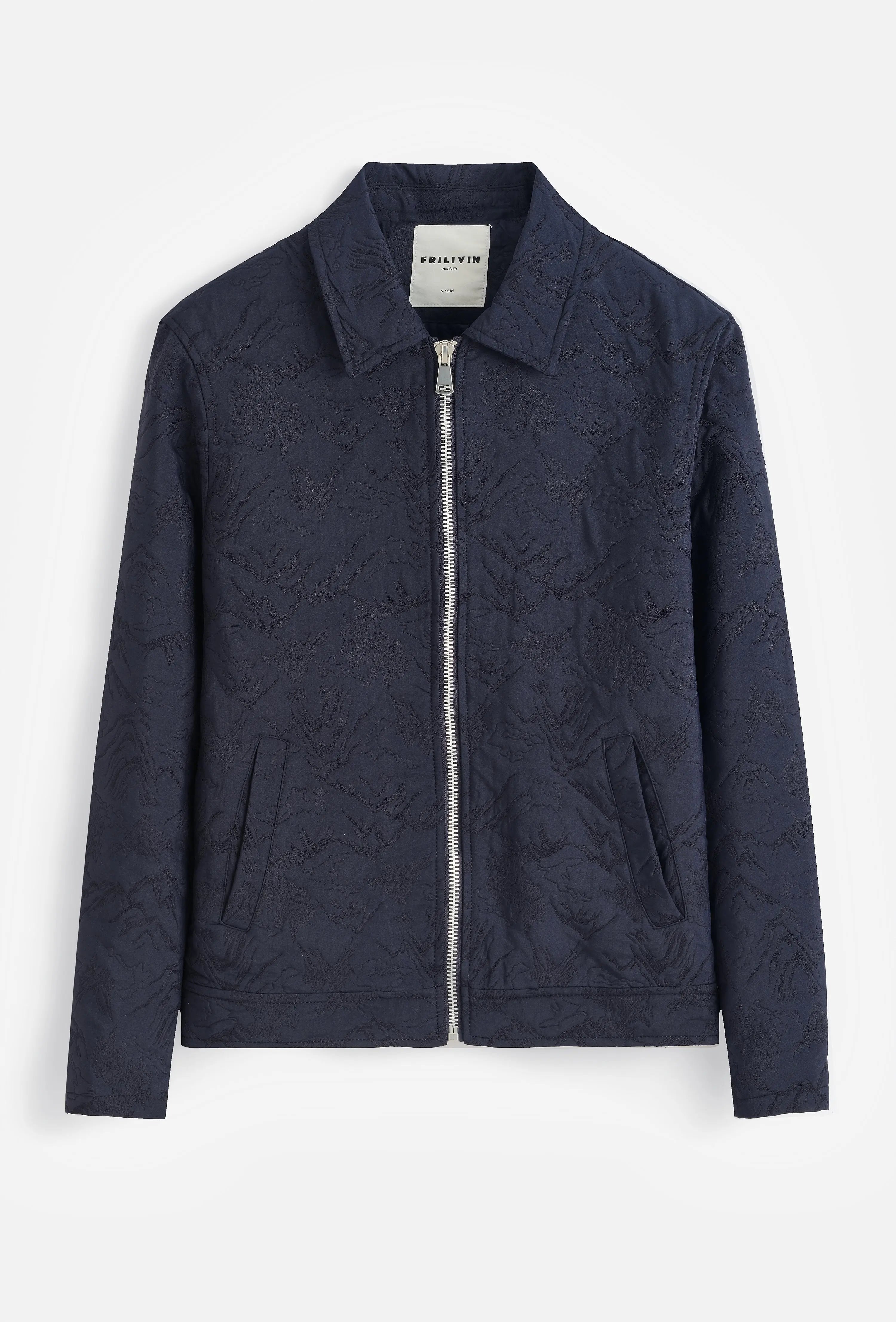 veste floral Homme à Zip bonhomme