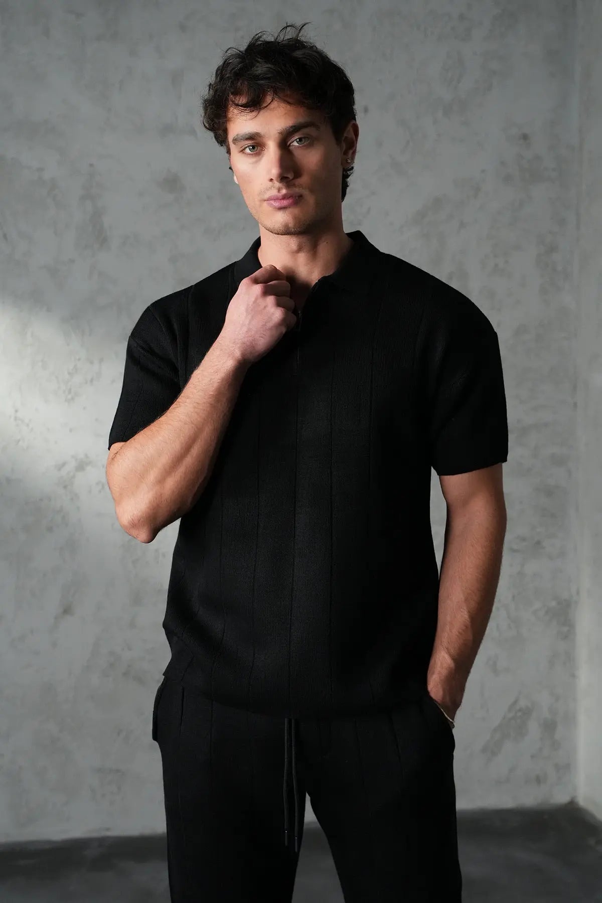 Ensemble Homme Premium Texture Verticale – Coupe Moderne & Confort Absolu bonhomme