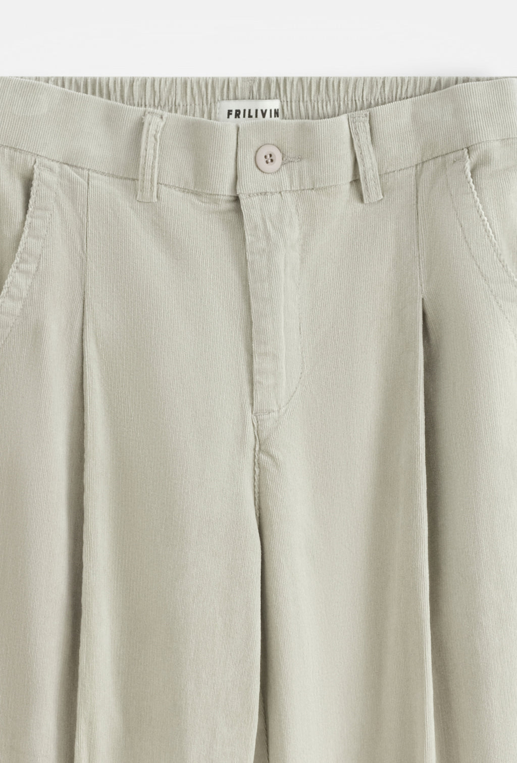 Pantalon baggy barrel en velours côtelé