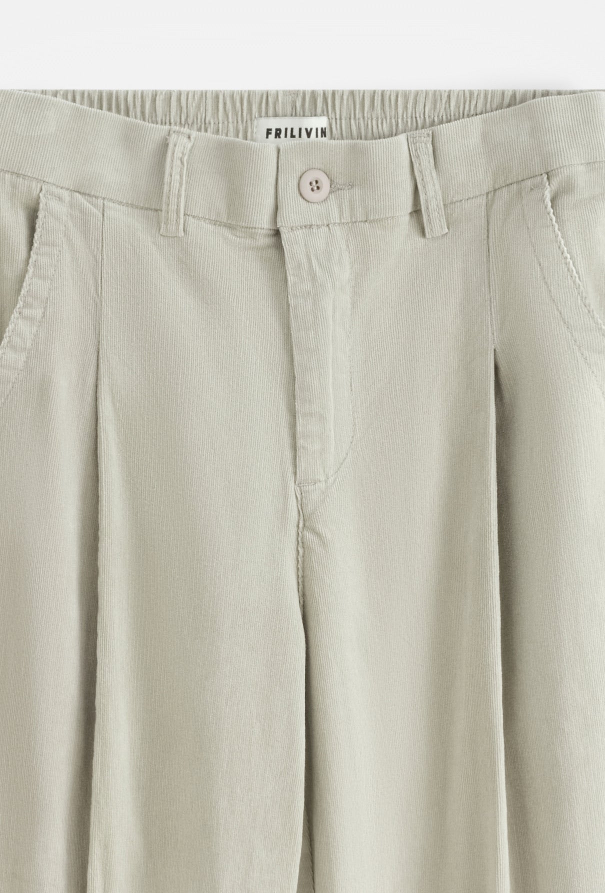 Pantalon baggy barrel en velours côtelé
