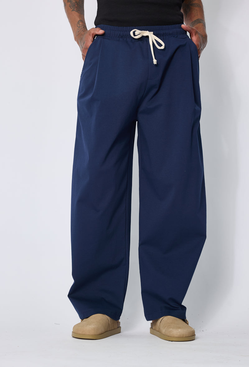 Pantalon Homme Coupe Ample à Taille Élastique