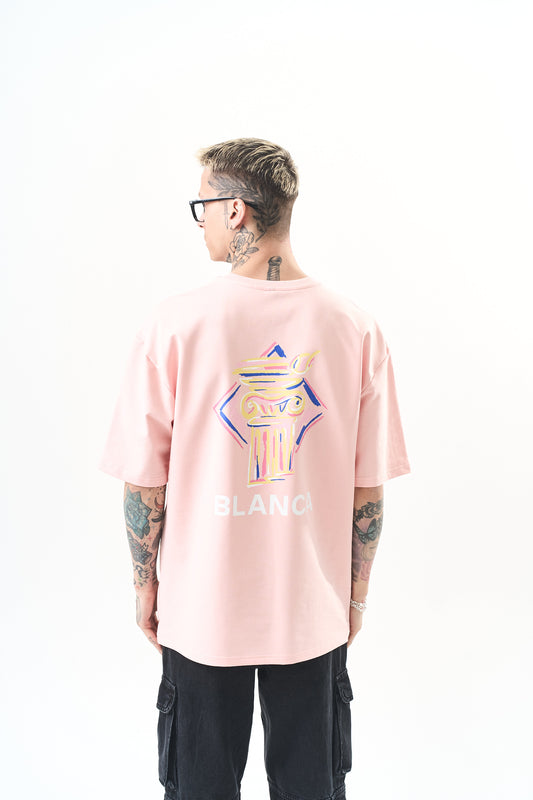 Tee Shirt Blanca Monument Rose