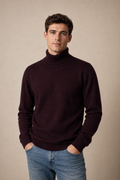 Pull homme col roulé en maille – Bonhomme Boutique