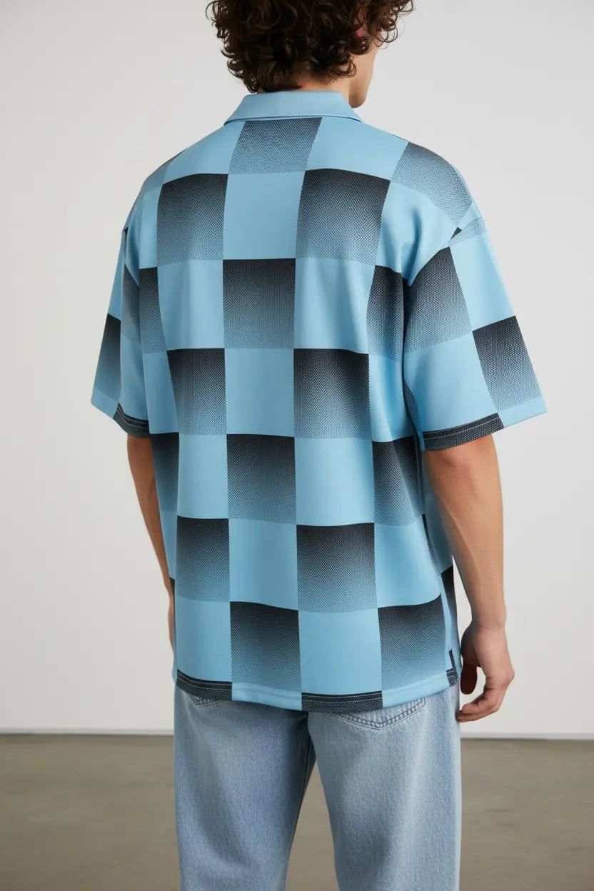 Polo Néoprene Paris homme imprimé – style streetwear bonhomme