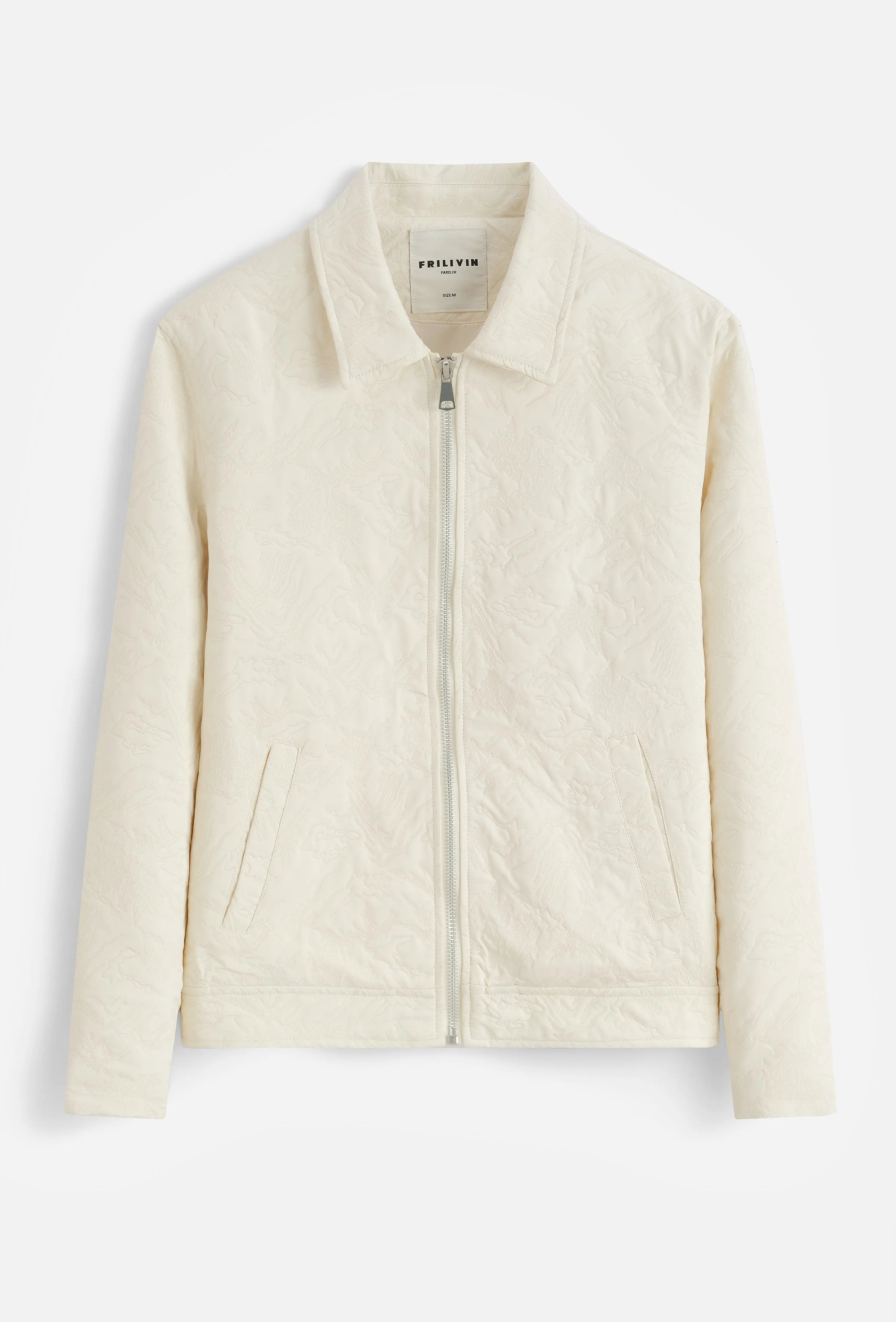 veste floral Homme à Zip bonhomme