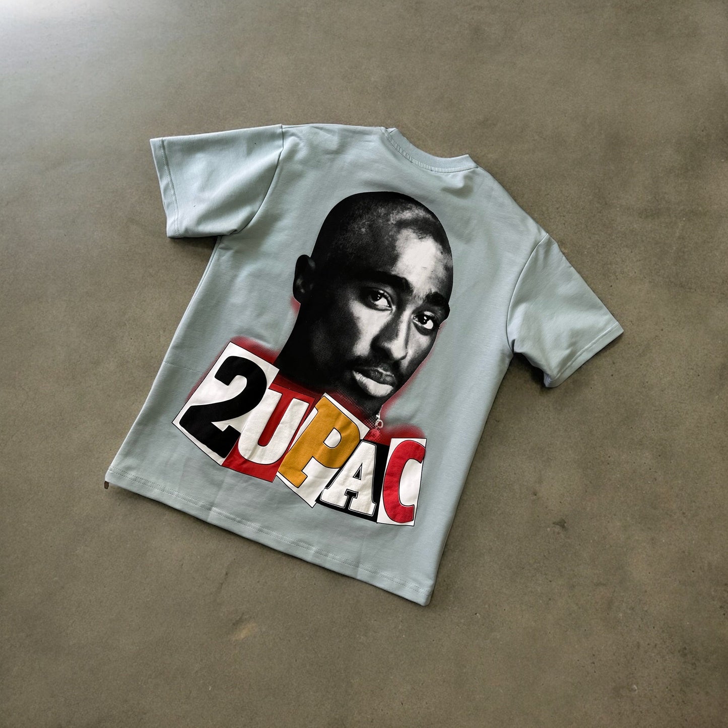 Tee Shirt 2 Pac Ciel