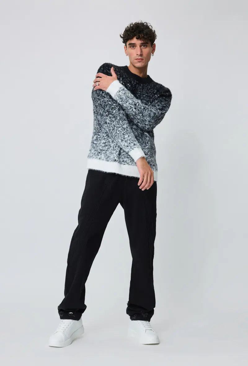 Pull dégradé Frilivin – Coupe droite bonhomme