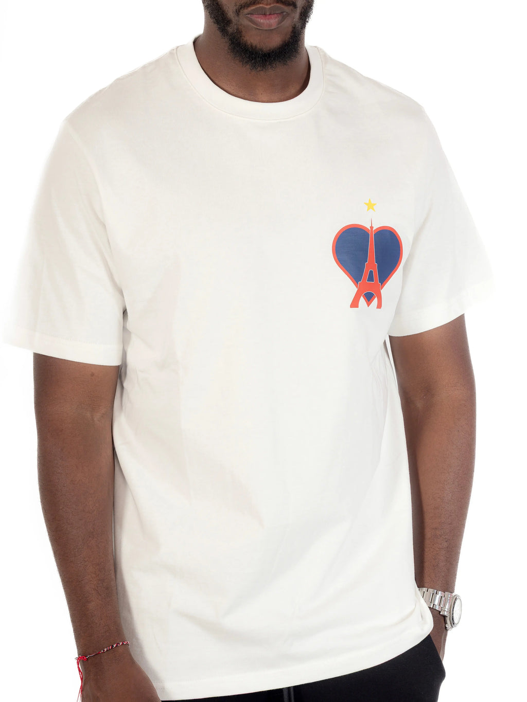 Tee Shirt Ici c'est Paris Blanc bonhomme