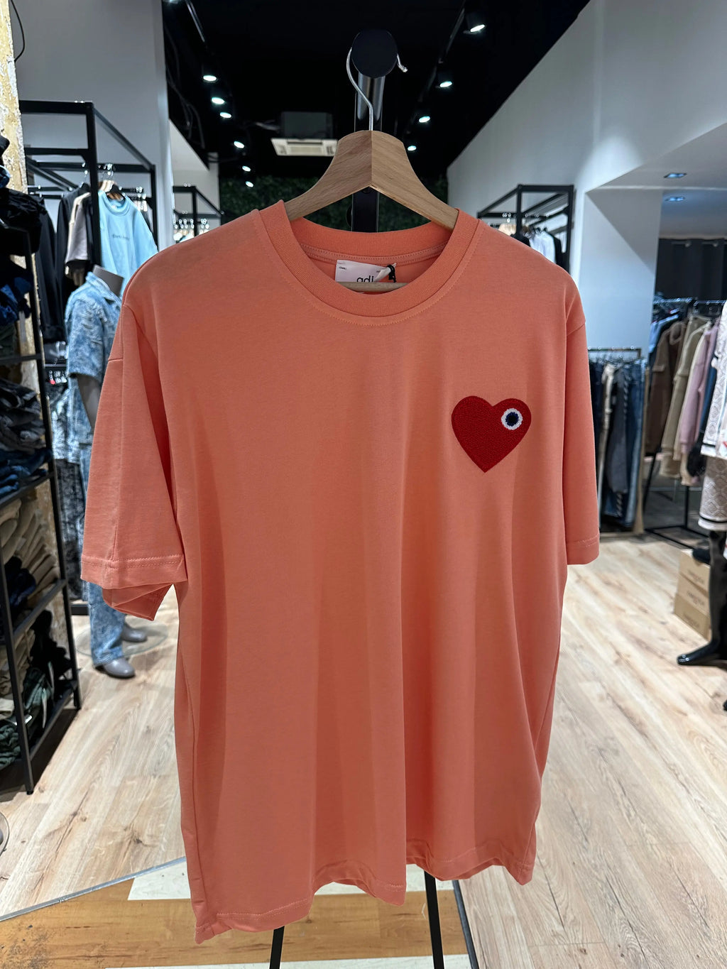 Tee Shirt Corail Coeur Rouge - bonhomme