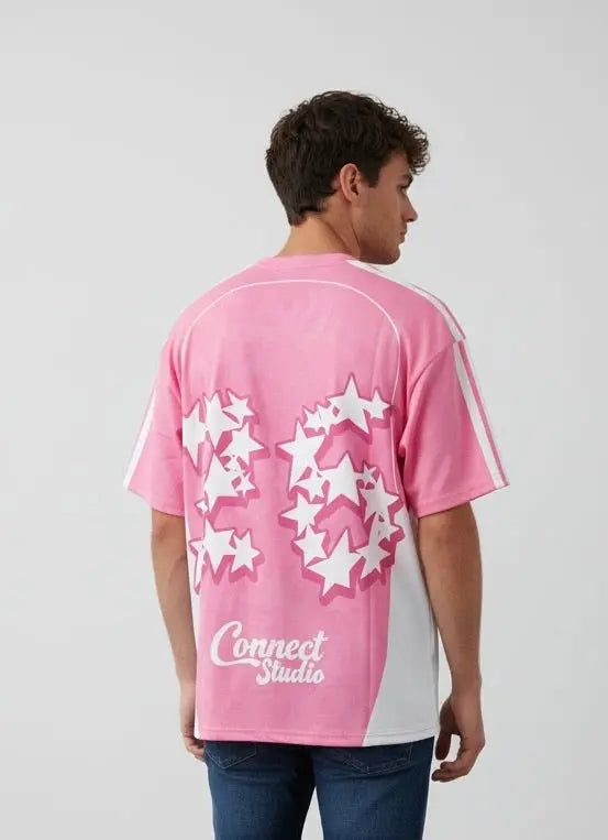 T-shirt Foot Connect Studio – édition graphique bonhomme